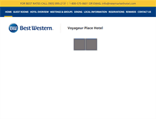 Tablet Screenshot of newmarkethotel.com